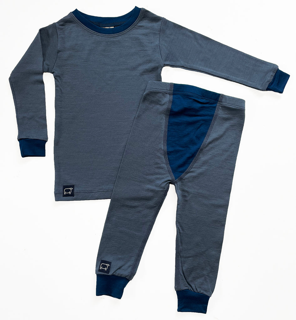 Merino Pyjamas/Base Layer Set – Wee Woollies